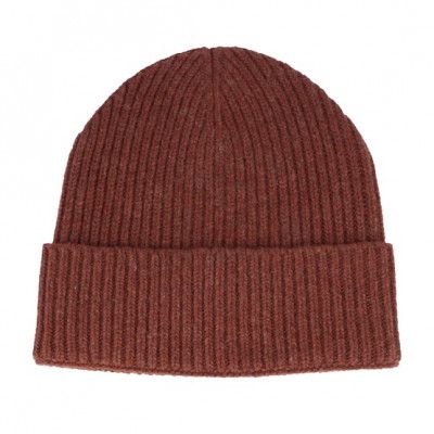 MJM Hats - Orange cuff Beanie - Milan Recycled Woolmix Rust Cuff @ Hatstore
