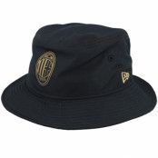 New Era - Football Svart bucket Hatt - AC Milan Black/Gold Bucket @ Hatstore