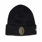 New Era - Football Svart cuff Beanie - AC Milan Beanie Black/Gold Cuff @ Hatstore