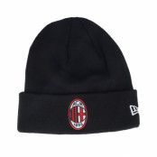 New Era - Football Svart cuff Beanie - AC Milan Core Beanie Black Cuff @ Hatstore