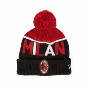 New Era - Football Svart pom Beanie - AC Milan Sport Beanie Black/Red Pom @ Hatstore