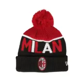New Era - Football Svart pom Beanie - AC Milan Sport Beanie Black/Red Pom @ Hatstore