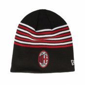 New Era - Football Svart traditionalbeanie Beanie - AC Milan Stripe Skull Black Beanie @ Hatstore