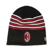 New Era - Football Svart traditionalbeanie Beanie - AC Milan Stripe Skull Black Beanie @ Hatstore