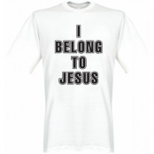 Milan T-shirt I Belong To Jesus Tee Kaka Vit XS