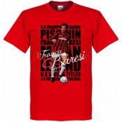 Milan T-shirt Legend Franco Baresi Legend Röd M