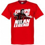 Milan T-shirt Legend Inzaghi Legend Röd L
