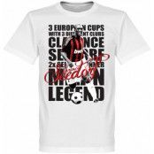 Milan T-shirt Legend Seedorf Legend Vit S
