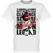 Milan T-shirt Legend Seedorf Legend Vit XS