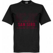 Milan T-shirt Milan San Siro Home Coordinate Svart 5XL