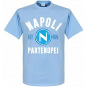 Napoli T-shirt Established Ljusblå L