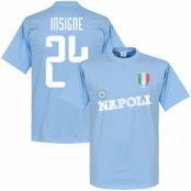 Napoli T-shirt Insigne Ljusblå XXL