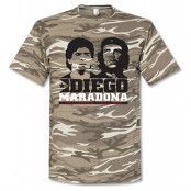 Napoli T-shirt Maradona Camo Diego Maradona Grön L