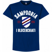 Sampdoria T-shirt Established Blå L