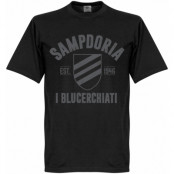 Sampdoria T-shirt Established Svart L
